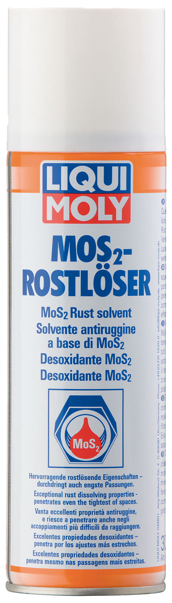 MOS2- Rust Solvent