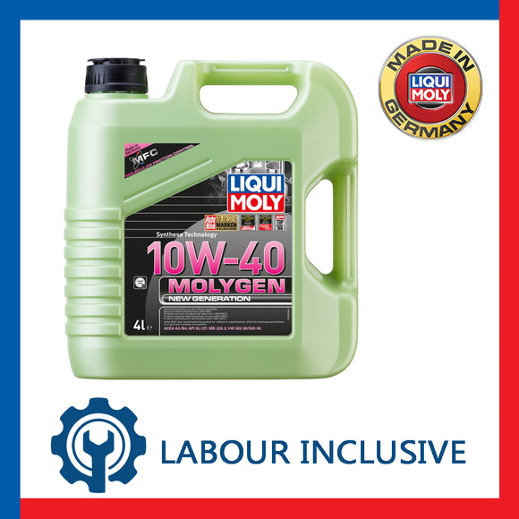 MOLYGEN ENGINE OIL SERVICING 10W40 4L