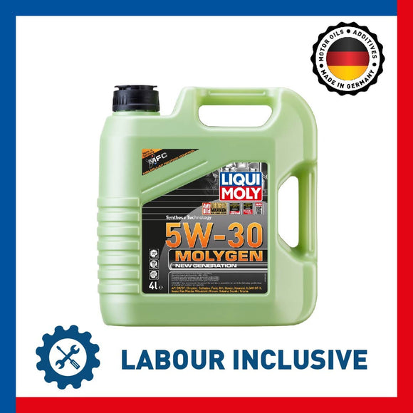 MOLYGEN ENGINE OIL SERVICING 5W30 4L